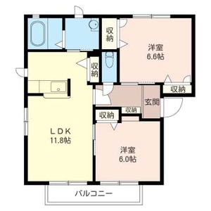 ソレアードＥ 202号室