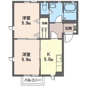 クレシェンテＦ 102号室