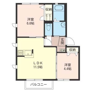 ヴィラルーチェＡ 203号室