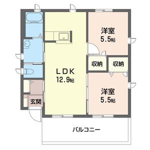 ヴィラ　ルミエールＢ 101号室