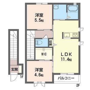 モン・リヴィエール 201号室