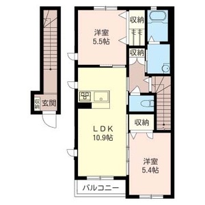 ボヌールシュシュⅡ 202号室