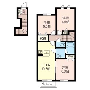 ソレイユ・Ｆ 202号室