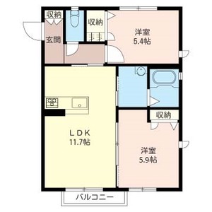 グリシーヌコトー 201号室