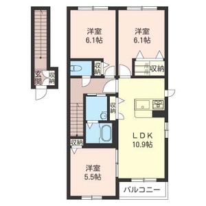 ディアコート　Ａ 201号室