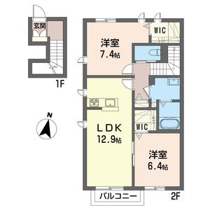 ヴィラーチェ　Ｊ 205号室