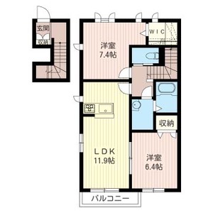 プロヌーブ小山　Ｂ 202号室