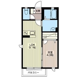 ウイング西城南Ｂ 203号室
