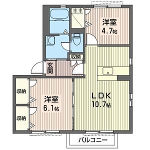グランシード小山　Ｂ 101号-16