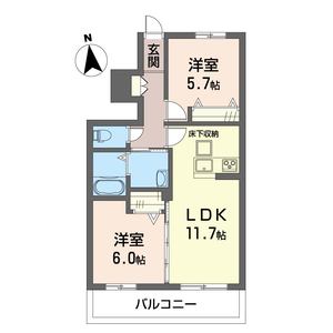 サンモールＢ 102号室