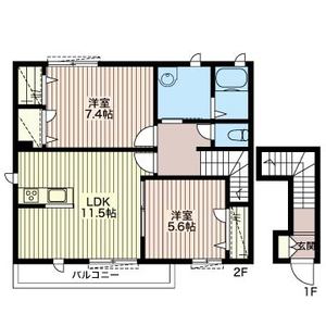 メゾン　ティエドゥールⅠ 202号室