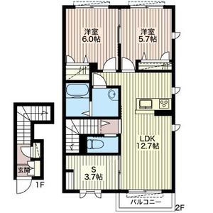 サニーフラット今泉B 201号-16