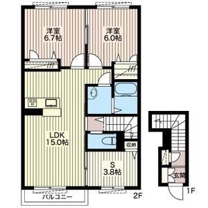 シャーメゾン・ヴィラⅢ 202号室