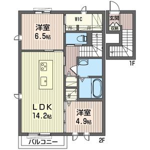 ハピネスⅡ 203号室