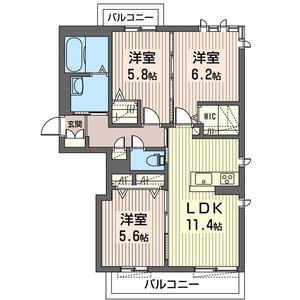 ビューテラスＤ 301号室