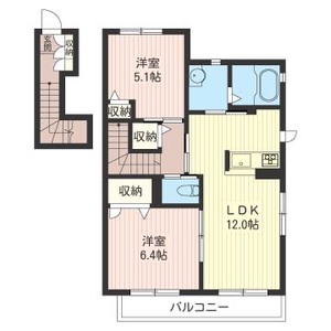 カルプマレメゾン　Ｂ 202号室