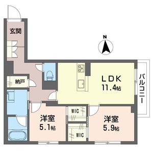 ボヌール小山 202号室
