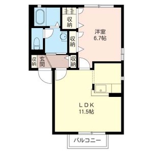 クレストタウンＨ 101号室