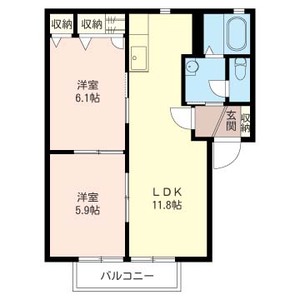 グランバリエ横倉Ａ 102号室