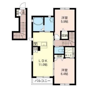 シャーメゾン・ルーチェＤ 202号室
