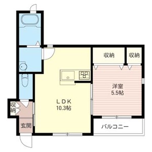 エーデルワイスＣ 101号室