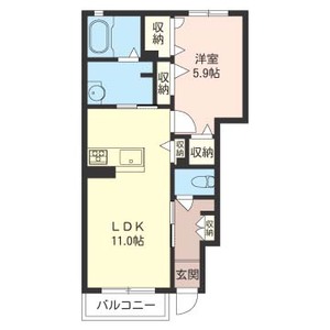 アメイジング・クレスト　Ｄ 102号室