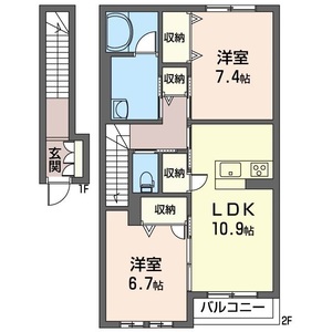 Ｖｉｌａ　Ｋｅｙａｋｉ 202号-16