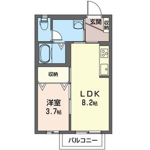マストライフ高崎上大類Ｂ 202号室