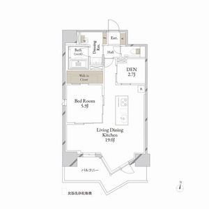 クレアシオンあら町 702号室