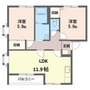 オークスＢ 102号室