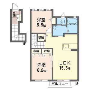 ピエールリヴィエール　Ｂ 203号室