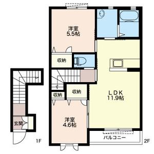メープル　ヒルズ　Ｂ 203号室