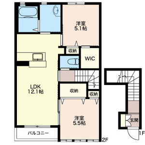 グリナージュ　Ａ 202号室