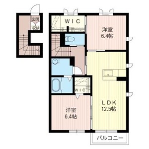 ブラウン　クロス 201号室