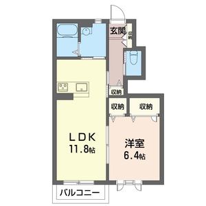 ボタンヴューＤ 102号室