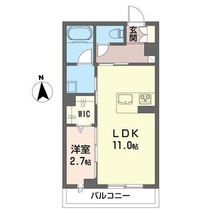 クレストウッドⅢ 102号室