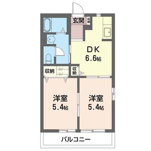 カノビアーノＢ 201号室