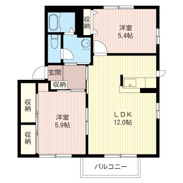 ラフォーレ　ハピネスＢ201-2