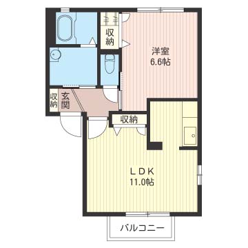メイプルハイツ　Ｄ 101号-16