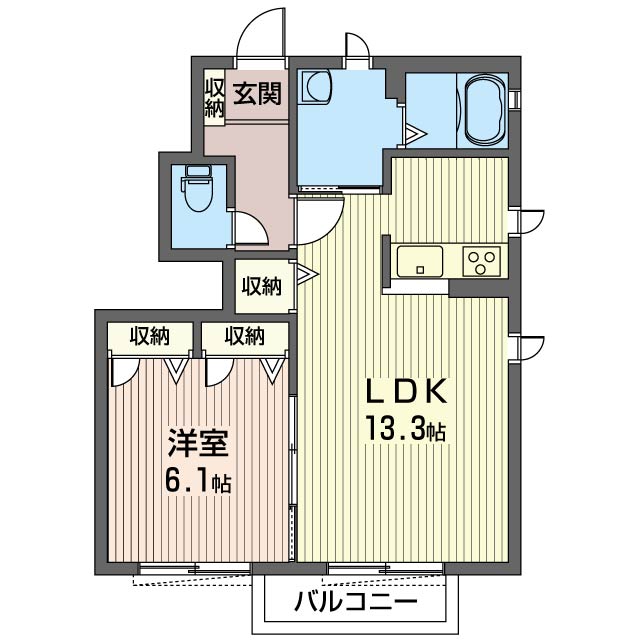 メゾン・アルビレオＥ101-2
