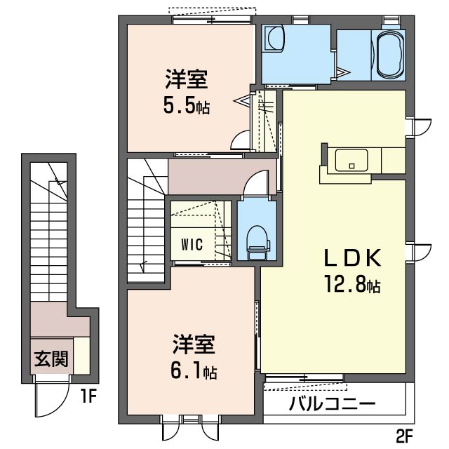 ヴィラ・ブランノアールＡ 201号-16