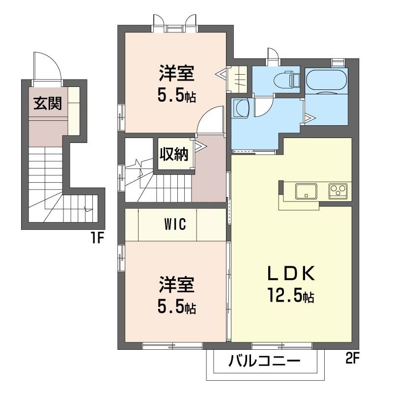 メゾンドボヌールＡ 202号-16