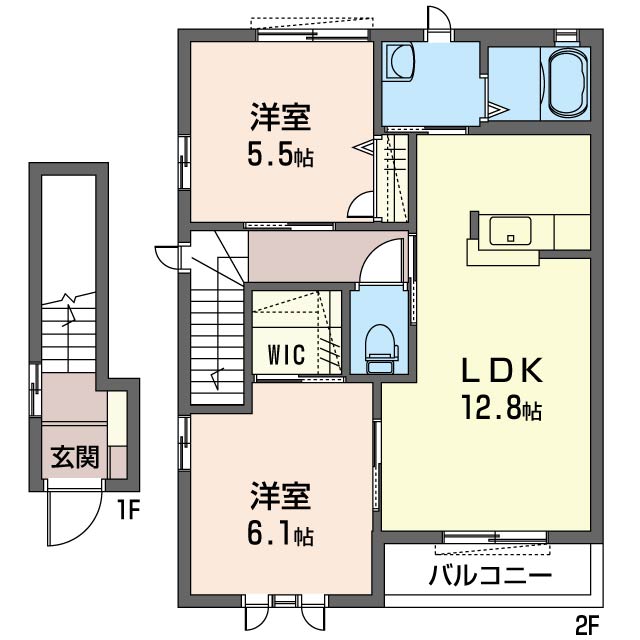 ツバサハイツＡ202-2