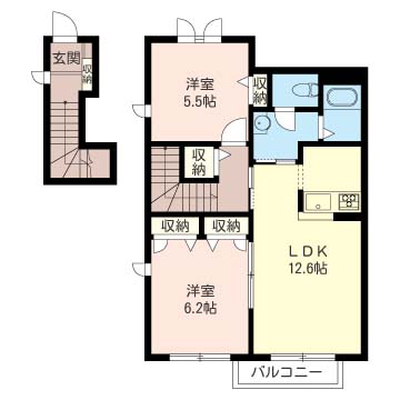 フロント・コートＡ202-2
