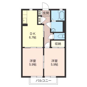ドリーム　ハウスＢ 202号-16