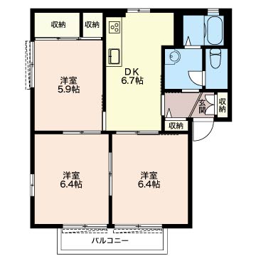 ジュネス　弐番館 103号-16