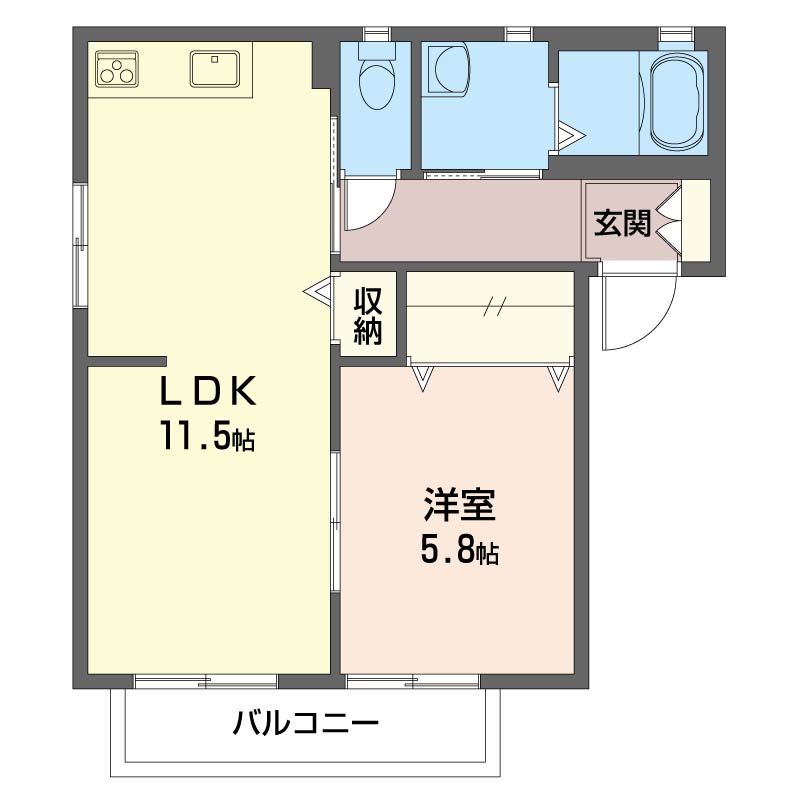 コーポ・オオネダ　Ｕ202-5