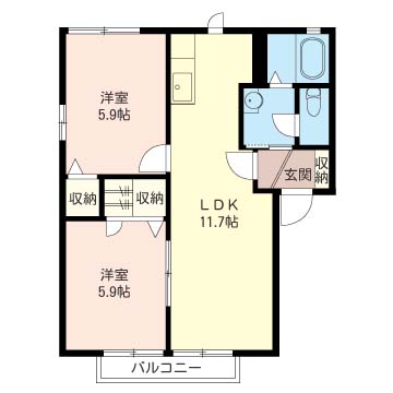 カーサ　ベルジェ　Ｂ 203号-16