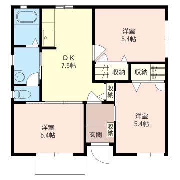 パークハイツＢ 101号-6