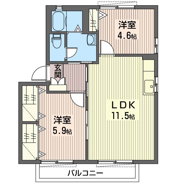 グランシード東城南Ｄ201-2